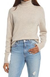 Reformation Cashmere Boyfriend Turtleneck Sweater   Nordstrom at Nordstrom